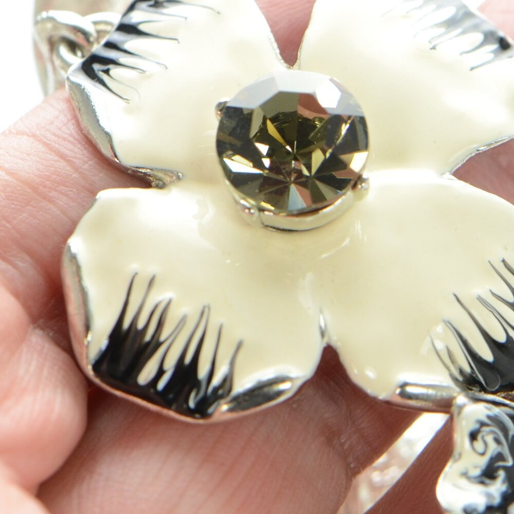 Kjl Kenneth Jay Lane Garden Flower Bracelet - image 3